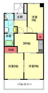 シャトランニューウエスト【404号室】の間取り