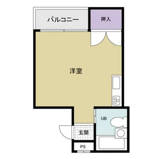 サンハイツ林寺【205号室】の間取り