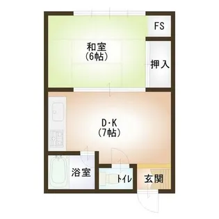 レユーナ【1階】の間取り