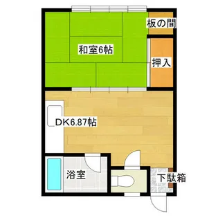 レユーナ【103号室】の間取り