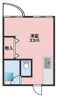 東門エースタウンビル【4階】の間取り