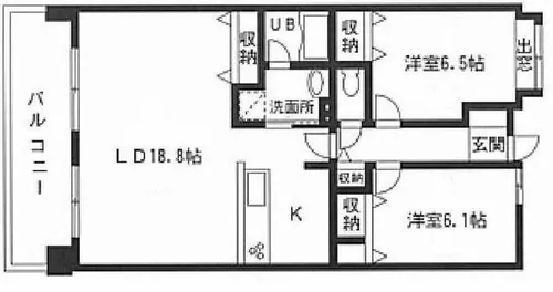 リヴィエール・イル【804号室】の間取り
