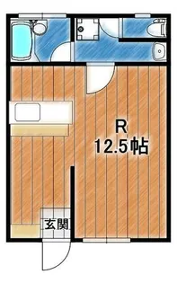 大川中央ビル【206号室】の間取り