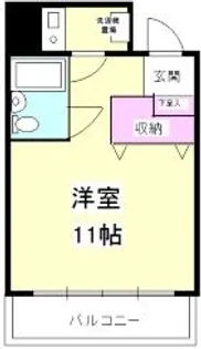 ラフィネ新栄【4階】の間取り