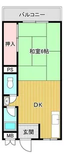 東園田マンション【2階】の間取り