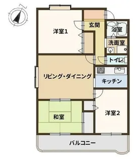 マンション舞【4階】の間取り