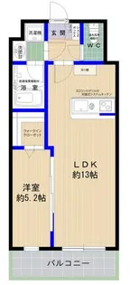 エムビルデベロップコアⅥ【804号室】の間取り