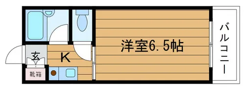 エクステンド穂波【4階】の間取り