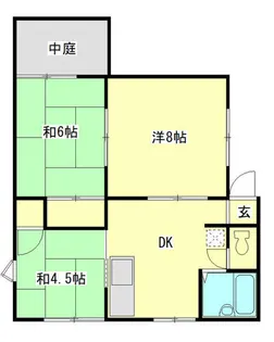 メゾンドプラトー【1階】の間取り