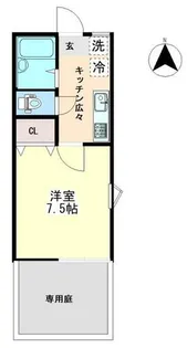 コルポサンテロコ【1階】の間取り