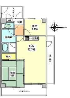 セントポーリアⅠ【3階】の間取り