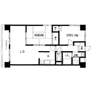 プレッソ吉田【105号室】の間取り