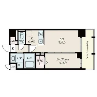 S-RESIDENCE名島【1階】の間取り