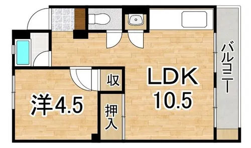 サクラフォート【502号室】の間取り