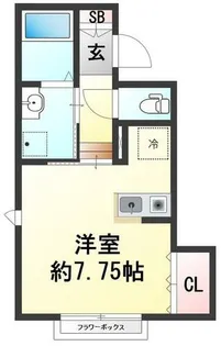 メゾンブランシュ【1階】の間取り