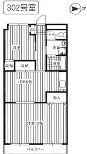 豊マンション KHSD【3階】の間取り