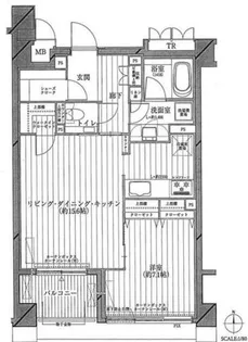 THE RESIDENCE京都 東洞院四条【5階】の間取り