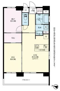 フェリシア香椎ルークス【502号室】の間取り