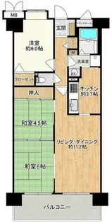 グレーシィ栗東オーブ【3階】の間取り