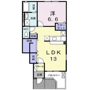 シュティル ブリーゼ【1階】の間取り