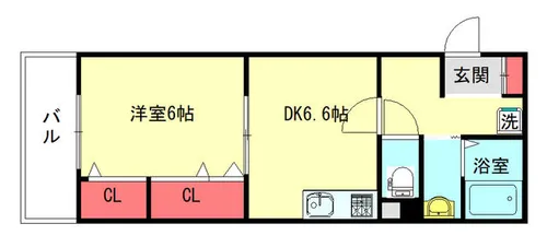ルミナスコート【5階】の間取り