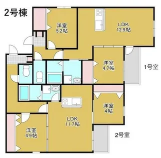 ペーナ バリオⅡ棟【2階】の間取り