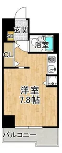 学が丘カレッジハイツ【5階】の間取り