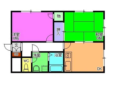 メゾン・DE・OK【301号室】の間取り