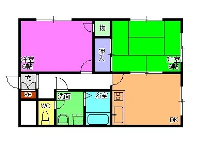メゾン・DE・OK【301号室】の間取り