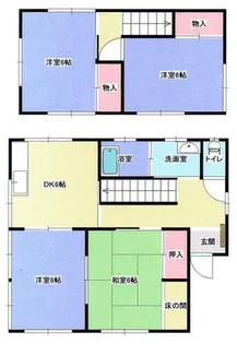 コーポ林【1階】の間取り