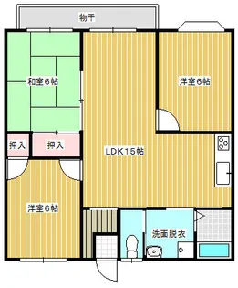 横田アパート【101号室】の間取り