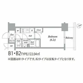 アドバンス大阪セレーノ【4階】の間取り