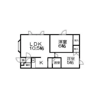 グレース14【101号室】の間取り