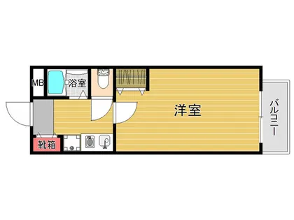 ユースビラ片江【3階】の間取り
