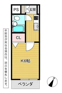 ラ・レジダンス・ド・サントゥール【511号室】の間取り