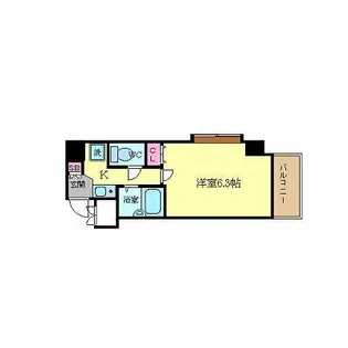 ベラジオ四条堀川【7階】の間取り