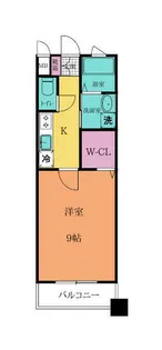 ギャラン竪町NEO【422号室】の間取り