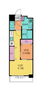 ERUZA GLANZ 黄金(エルザグランツコガネ)【3階】の間取り