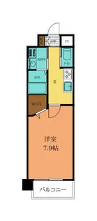 アクシオ北九州【1302号室】の間取り