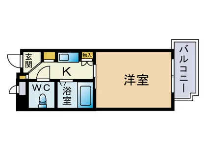 エクセル六本松【201号室】の間取り