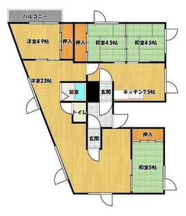 ニューグリーンコーポ【1階】の間取り