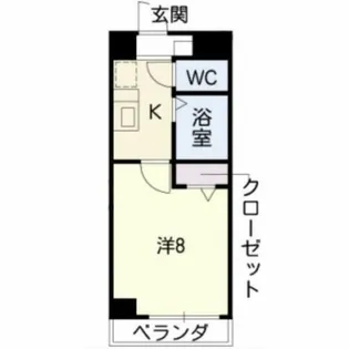 カーサ内山【2階】の間取り