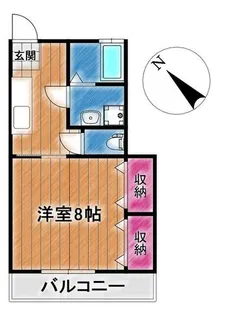 コラソン・エム【102号室】の間取り