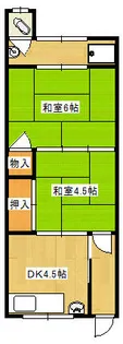 五月荘【5号室】の間取り
