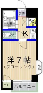 グランディ香椎駅東【302号室】の間取り