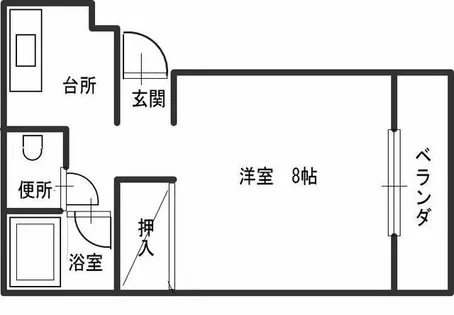 共豊ハイツ6【303号室】の間取り