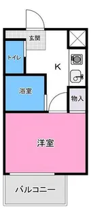 南福岡ルネッサンス【702号室】の間取り