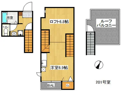 MAISONETIC GT【2階】の間取り