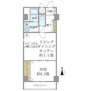 キンブリッジ壬生西院駅前【2階】の間取り