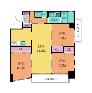 MDIロイヤルレジデンス大手町【802号室】の間取り